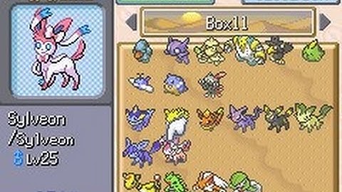 [Pokémon Emerald+] Eevee Evolutions