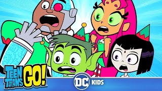 Teen Titans Go! | Is Time For The Teen Titans To Save Christmas | @dckids