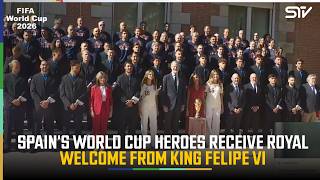 ROYAL WELCOME: King Felipe VI Greets Spain’s World Cup Champions | ZO1U