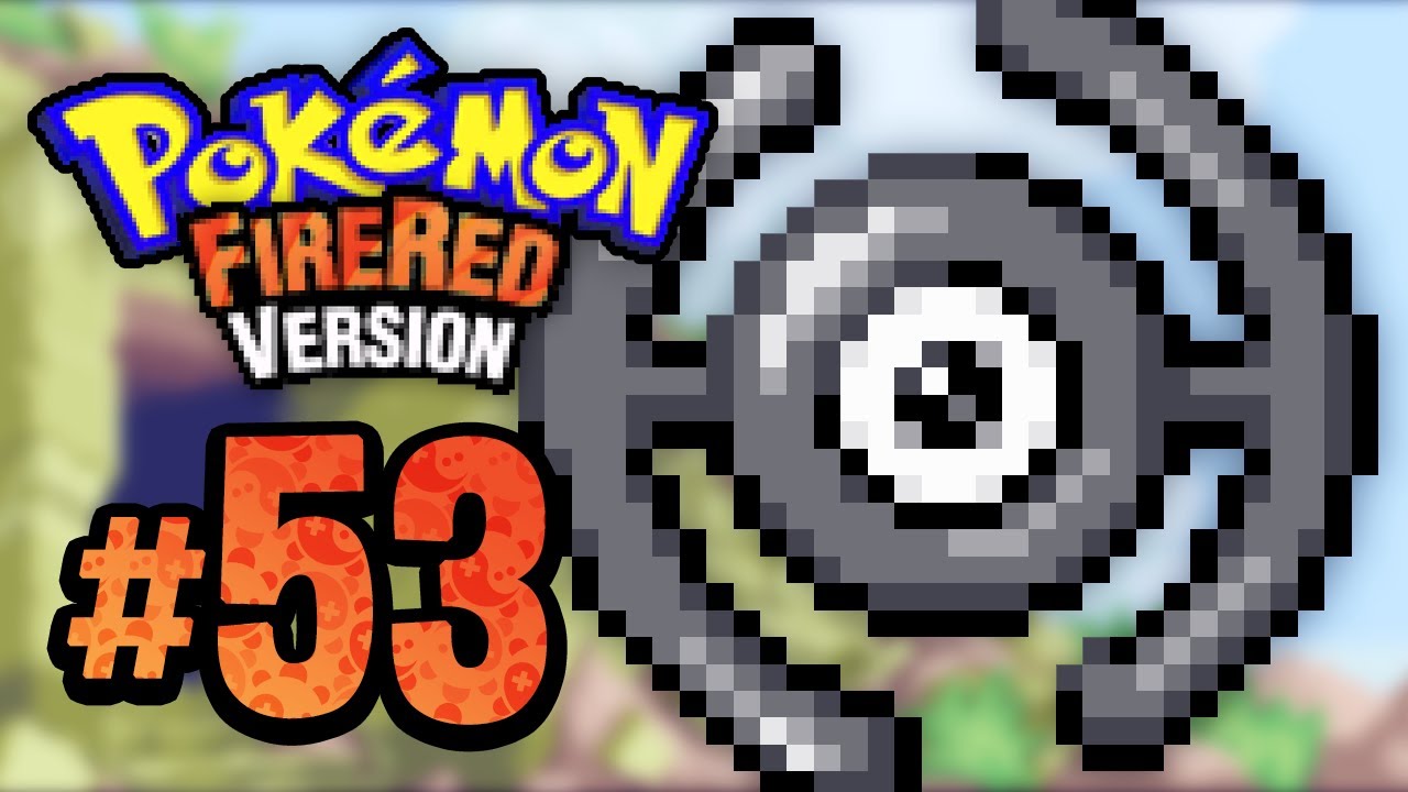 Tanoby Ruins and the Unown Pokemon!, Pokemon FireRed Walkthrough