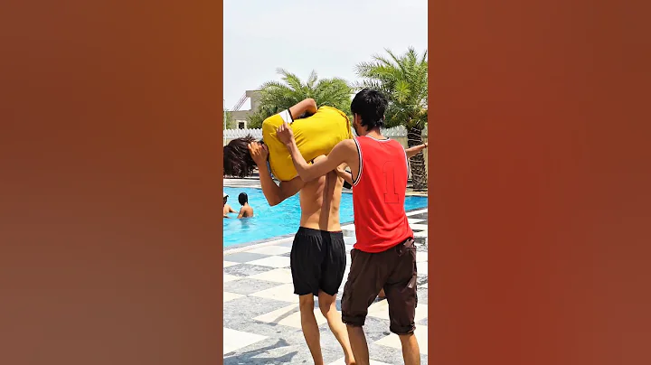 full enjoy me and my friend #funny #comedy #trending #waterfall #foryou