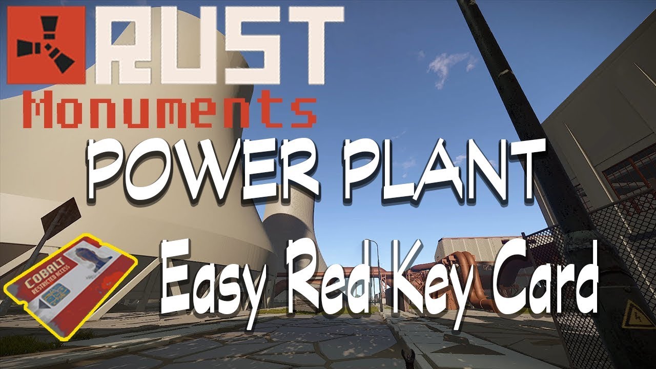 sindsyg rør lille Rust | Easiest way to get a Red key card | Power Plant (need green card) -  YouTube