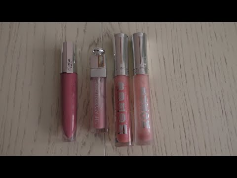 Видео: L'Oreal Paris Мягкие сиреневые цвета Riche Lip Gloss Review