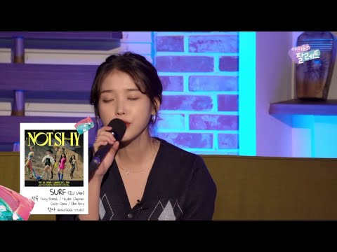 IU 아이유 Cover Live "SURF" BY: ITZY [IU's Palette]