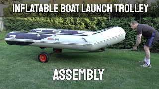 Inflatable Boat Launch Trolley Assembly