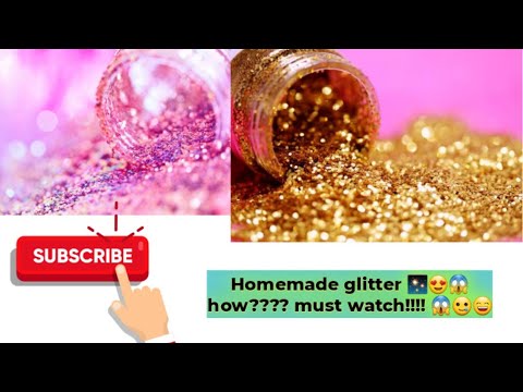 DIY How To Make Glitter At Home | Easy Way To Make Glitter At Home | #Homemade #Glitter #diy
