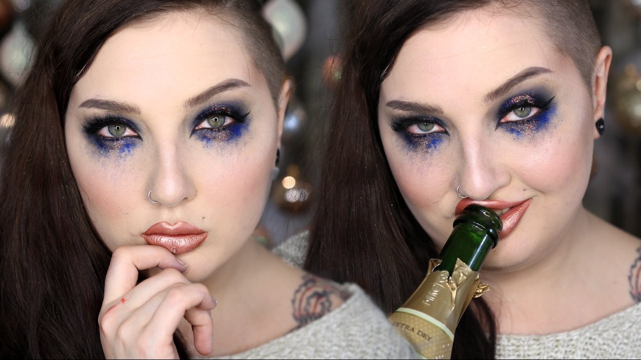 DRUNK NEW YEARS EVE BULLSHT BEAUTY Makeup Tutorial YouTube