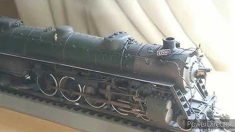 HO Scale Brass Two Overland Models Rio Grande Green Boiler M-64 4-8-4s with Tsunami2 Sound Decoders