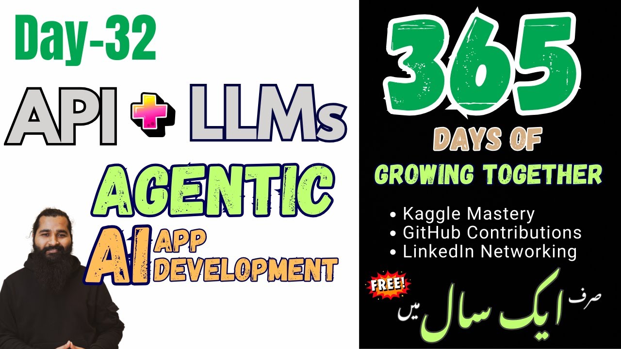Day 32: APIs & Claude Code for LLM-Based App Development | 365 Days of Growing Together