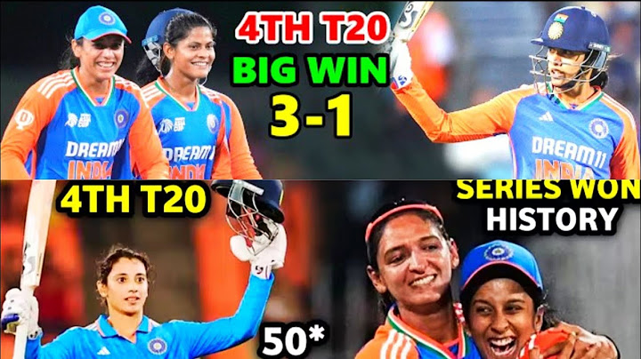Verma & Rodrigues Lead India Home | Highlights - England v India | 4th Women’s Vitality IT20 2025