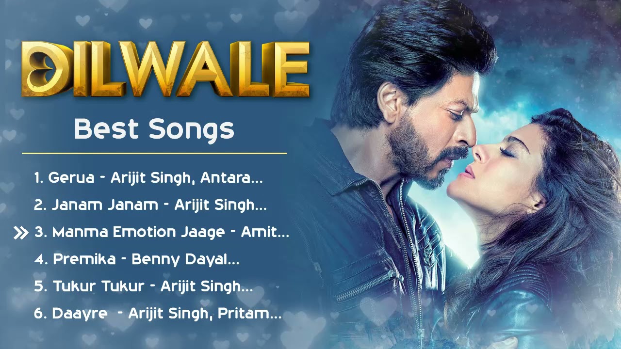Dilwale  Movie All Best Songs  Shahrukh Khan  Kajol  varun dhawan  Romantic Love Gaane