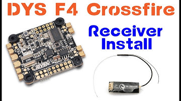 TBS Crossfire | Receiver Wiring / Install / How To (DYS F4 Pro)