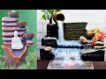 Cement Crafts - Amazing 2 Best Homemade Indoor Strongest Waterfall Fountains | Cemented Life Hacks