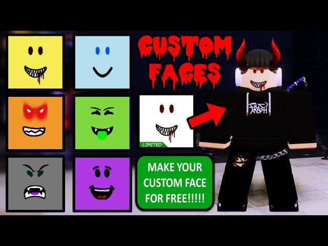 How Roblox limited faces are made… 