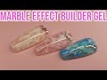 Rose Quartz Nails with a Layered Effect | Builder Gel Designs