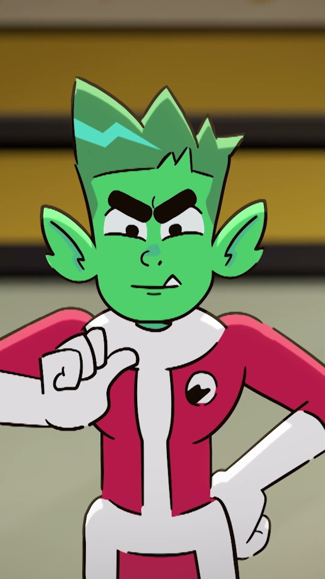 The Silly One! ☝️? Beast Boy Takes on Mr. Toad | Beast Boy: Lone Wolf | Cartoon Network #shorts