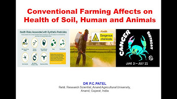 Conventional Farming Affects on Health of Soil, Human and Animals -Dr P. C. Patel