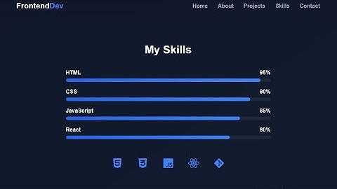 Live Coding: Learn Responsive Portfolio Skill Page Design | using HTML & CSS