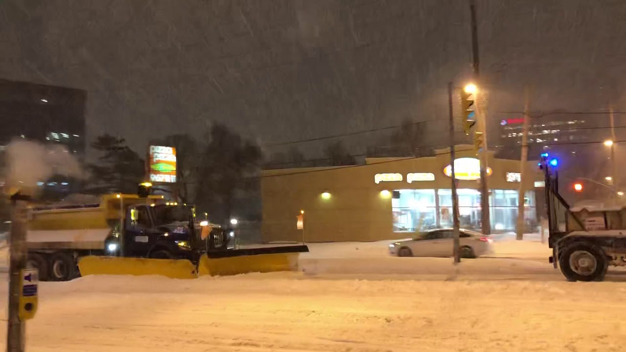 Toronto snow plowing YouTube