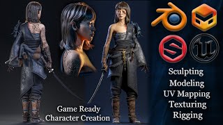 Game Ready Character Creation Process  Part 1