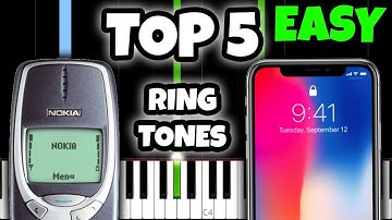 TOP 5 RINGTONES OF ALL TIME... And HOW TO PLAY THEM!