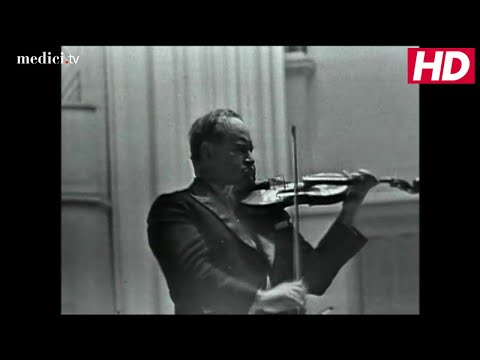 Gennadi Rozhdestvensky with David Oistrakh - Brahms: Violin Concerto in D Major