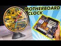 how to make a clock with a old motherboard