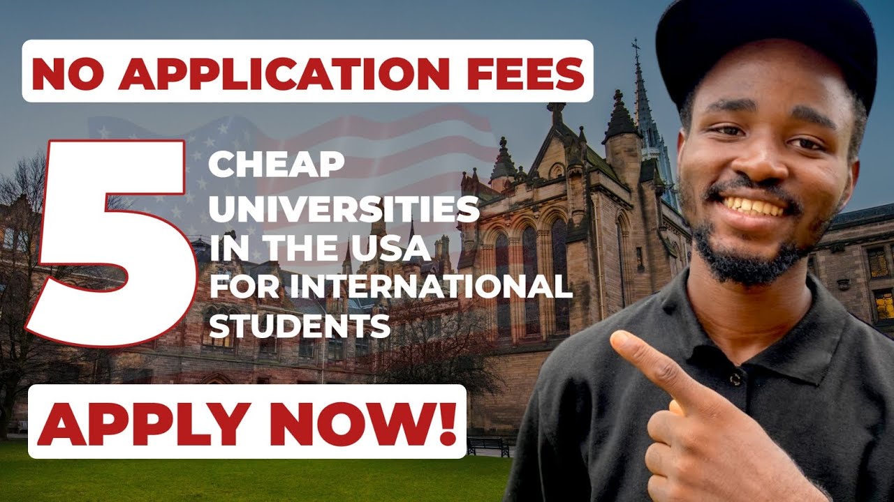 APPLY NOW 5 Cheap Universities In USA For International Students No 