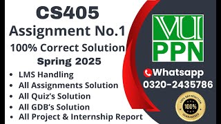 CS405 Assignment 1 100% Correct Solution Spring 2025 CS405 Assignment 1  Solution 2025 #cs405