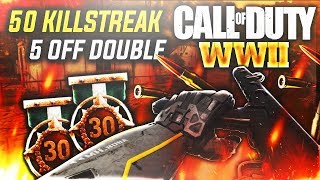 WW2 "50 KILLSTREAK WITH 5 OFF DOUBLE VICIOUS ON GIBRALTAR" (2 man Hardpoint)