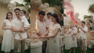 Zahirah Macwilson & Aiman Hakim Baby Gender Reveal Party'Tahniah its a GIRL'😍