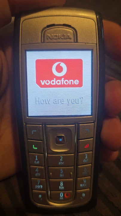 Nokia 6230i (Vodafone) Startup and Shutdown