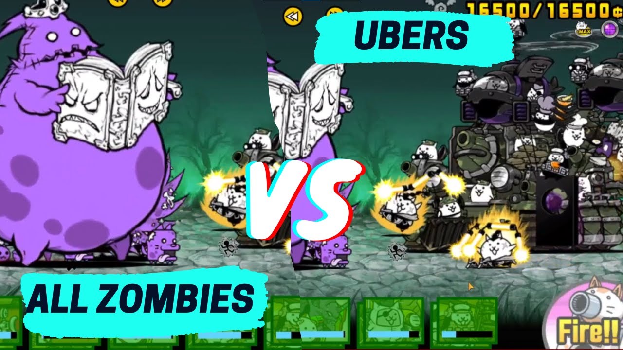 The Battle Cats - All Zombies Enemies - YouTube