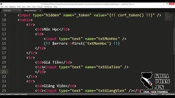 Lập trình Laravel tại KhoaPham Vn   Bài 39 112 Form Request