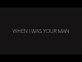 Bruno Mars - When I Was Your Man (Karaoke Piano) Mp3 Song