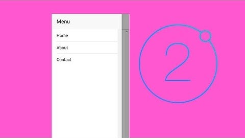 creating side menu navigation in ionic 2