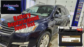 Chevy Traverse Battery Location & Replacement (2009–2017 Hidden Battery Access & Install)
