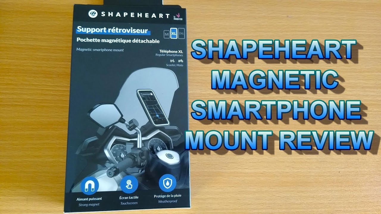 Support Smartphone Magnétique Moto Shapeheart moto : ,  support smartphone de moto