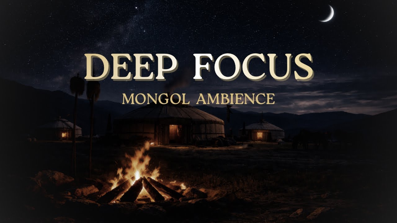 Mongolian Empire Night Ambience | Focus Like a Warrior