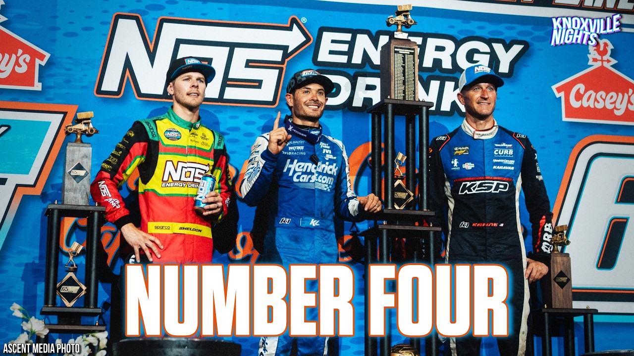 It didn't Look Like Kyle Larson Could Race. He Won the Knoxville Nationals Anyway | Knoxville Nights