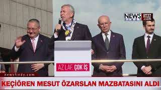 Mansur Yavaş, Keçiören Belediye Başkanı Seçilen Mesut Özarslanın Devir Teslim Törenine Katıldı