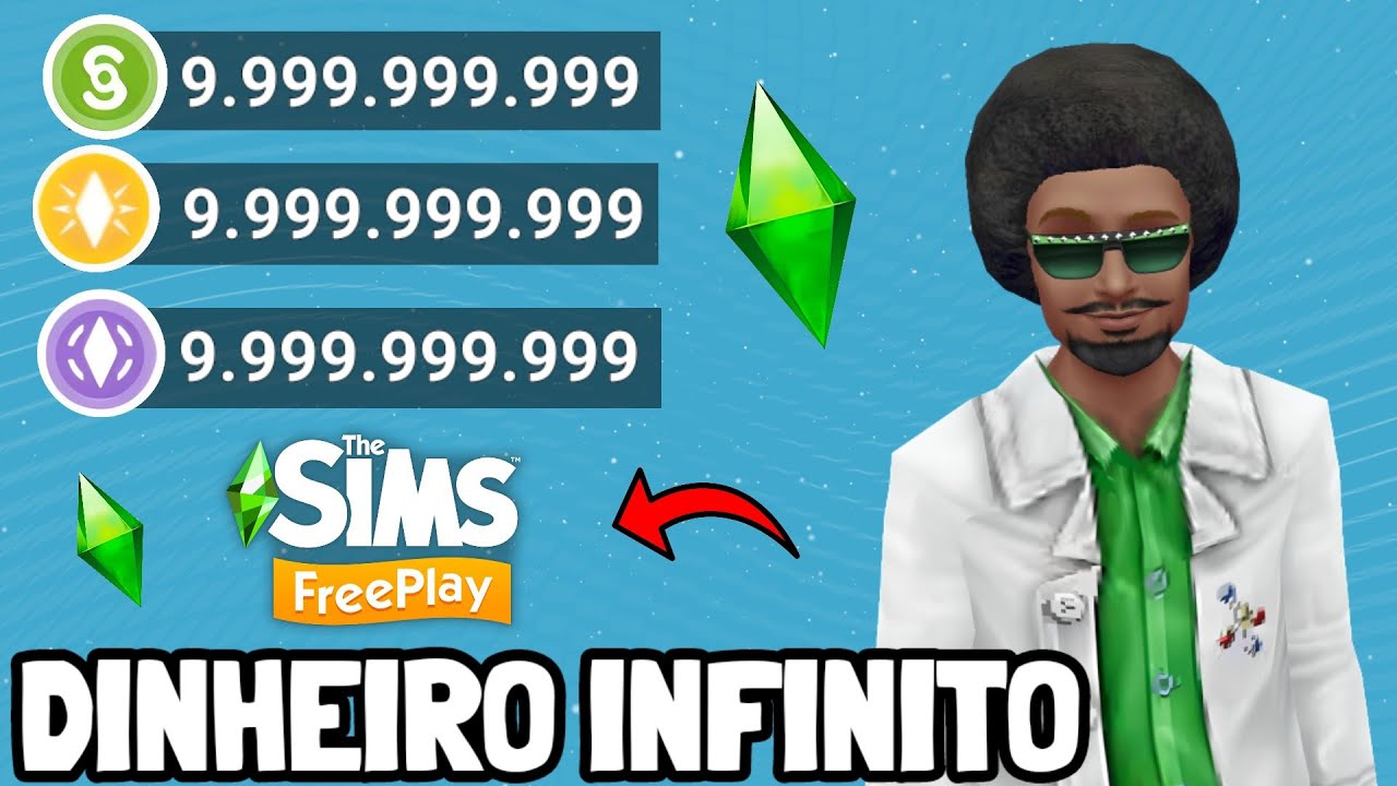 💫Hack atualizado the Sims freeplay dinheiro infinito+ vip 15 moedas roxas  e amarelas infinitas 💖✨💵 