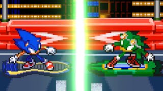 Sonic vs Jet | Sonic Riders Sprite Animation