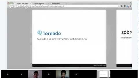 Tornado :: mais do que um framework web bonitinho