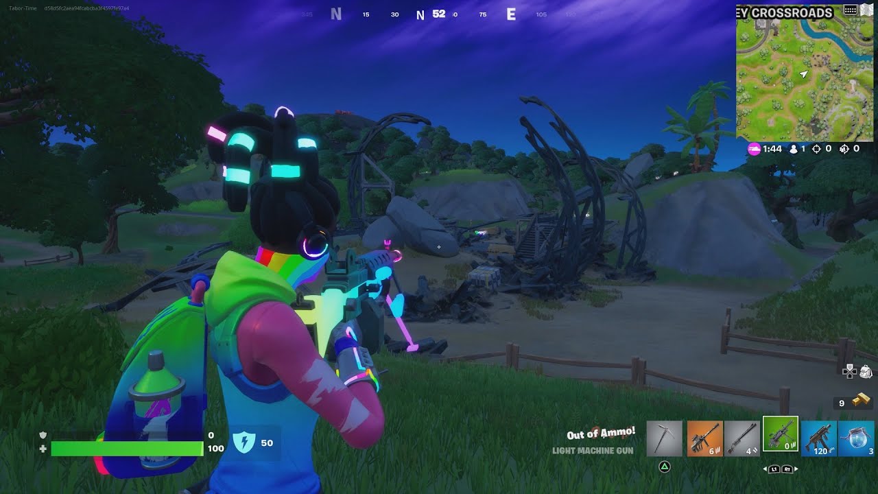 FINALLY, A Blimp Crashed ON The Map + LMG UNVAULTED (Fortnite Hotfix Patch Notes)