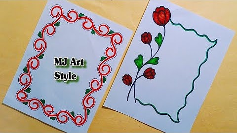 Smple Border Design/Project Work Designs/A4 Sheet/Assignment Front Page Design for School Projects