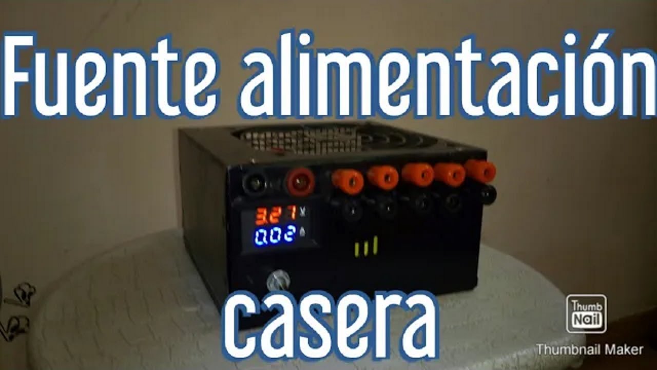 Fuente de alimentacion con fuente de PC ATX