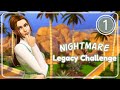 Starting the Nightmare Legacy Challenge! The Sims 4 Lets Play | Part 1 🤍