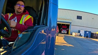 Another day in the life of a flatbed driver, making 3 delivers in 1 day!  Trucking Vlog #12