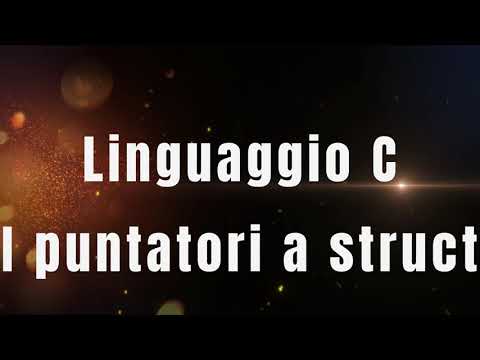 I puntatori a struct e agli array di struct in linguaggio C